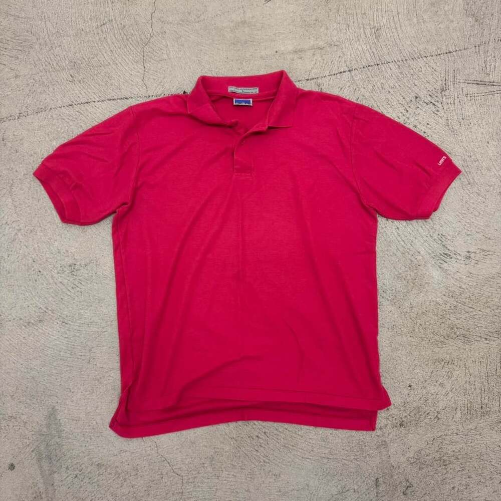 Levi's Silver Tab Vintage Pink Polo Shirt
